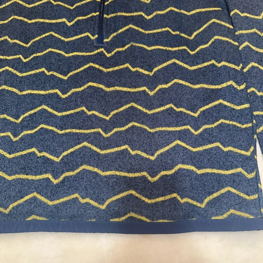 The North‎ Face Men's Novelty Gordon Lions 1/4 Zip Pull Over Size M Blue